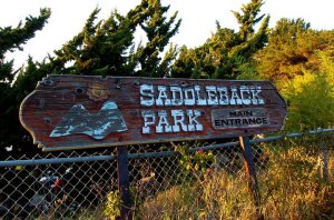 Saddlaback Park - Entrance Sign (Fred Andrews Photo)