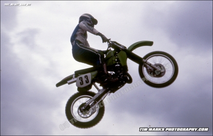 Billy Liles #33 Kawasaki jumping suicide mountain (C) TIM MARKS PHOTOGRAPHY.COM